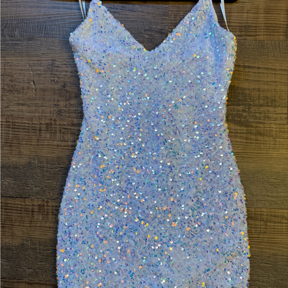 Windsor Iridescent Sequin Mini Dress
